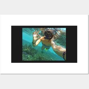 Snorkeling Posters and Art